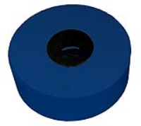 MS-MC1 1 Inch Microcell Midsize Coder Ink Roll Blue