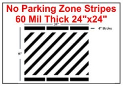 Parking Lot Large Letter Stencils - ParkingZone