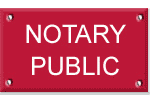 Notary Public Wall Sign