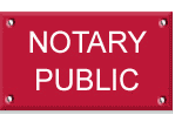 Notary Public Wall Sign