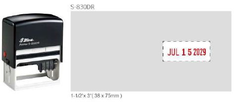 S-830DR Shiny Self-Inking Local Style Dater