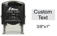 S-837 Shiny Self Inking Stamp