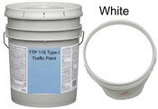 TTP-115F Type 1 SOLVENT BASED TRAFFIC PAINT - WHITE