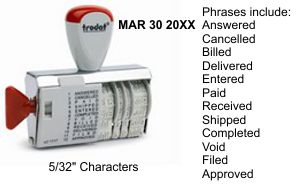 Trodat 1117 Phrase and Date Stamp