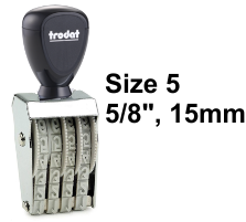 Trodat Size No 5 - 6 Band Stamp