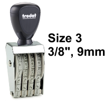 Trodat Size No 3 - 4 Band Stamp