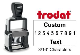 Trodat 55510-PL 10 Band Numbering Stamp